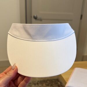 Lululemon Athletica White and Light Gray Women's Visor